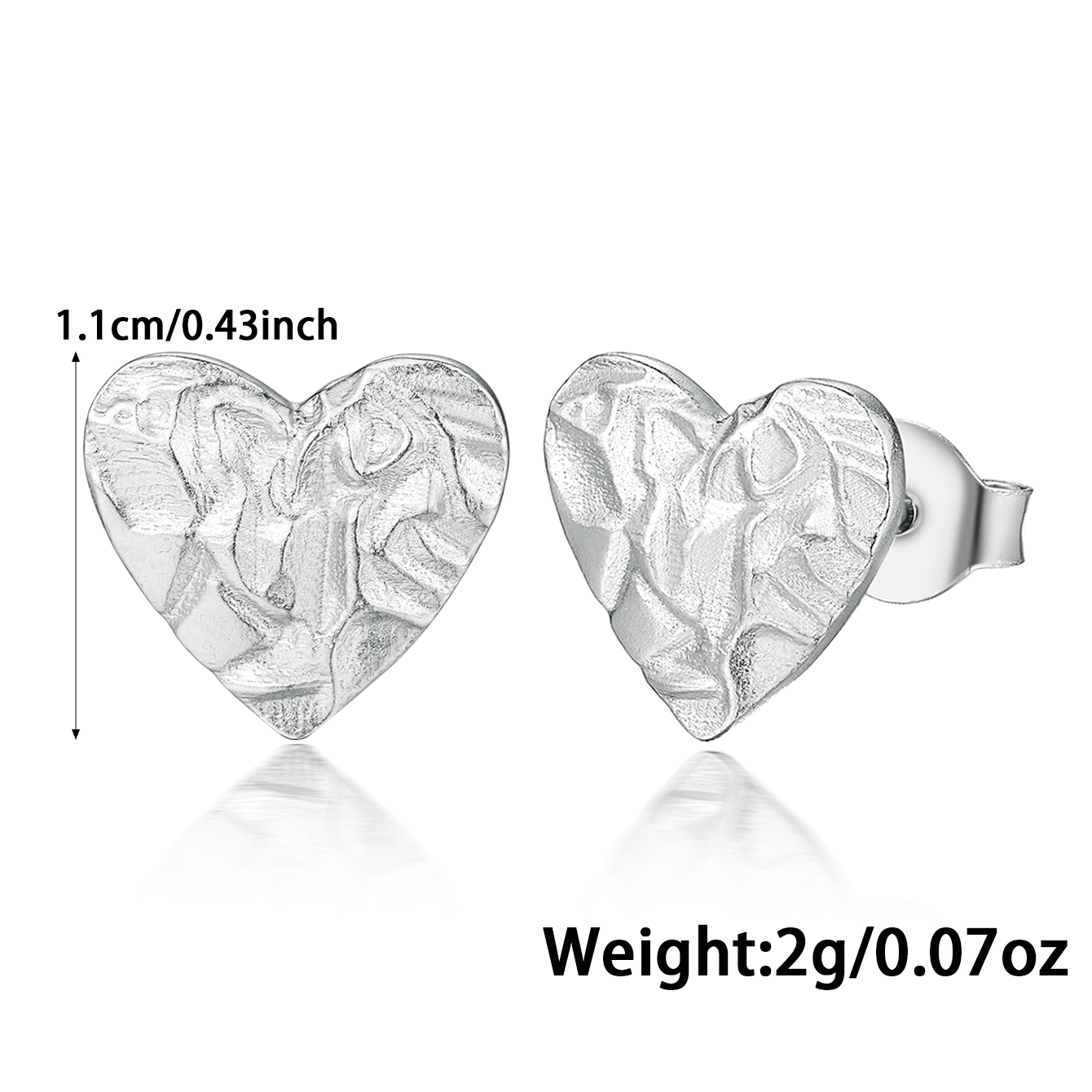 Vintage Style Simple Style Heart Shape Sterling Silver Plating White Gold Plated Women's Bracelets Earrings Necklace display picture 3
