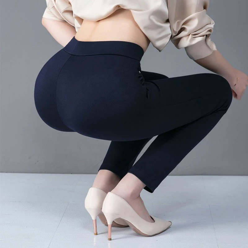 Women's Casual Outdoor Daily Vintage Style Classic Style Solid Color Ankle-length Casual Pants Skinny Pants display picture 5