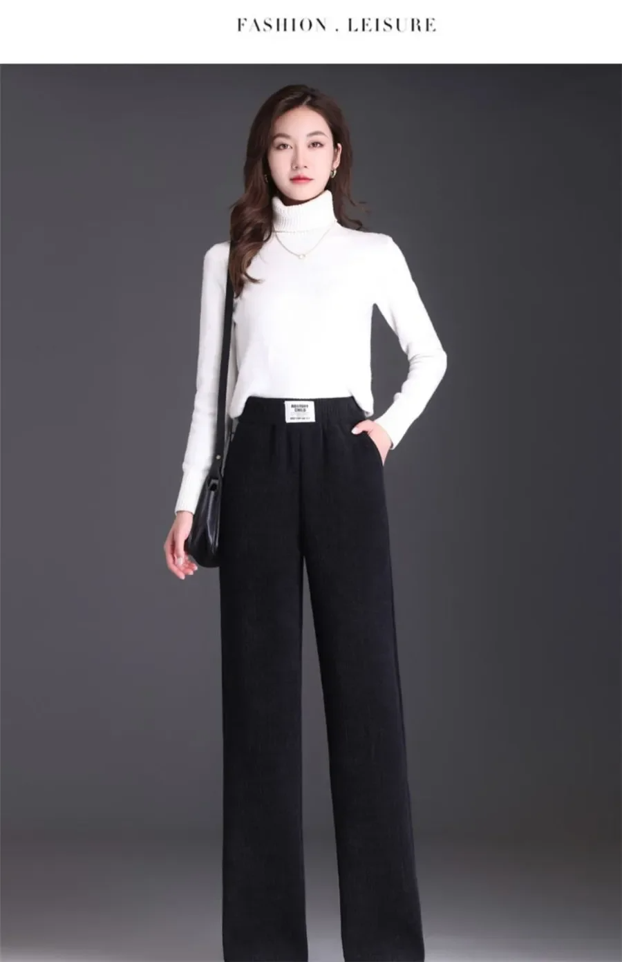 Femmes Décontractée Extérieur Du Quotidien Style Vintage Style Simple Style Classique Couleur Unie Toute La Longueur Pantalons Décontractés Pantalon Droit display picture 8