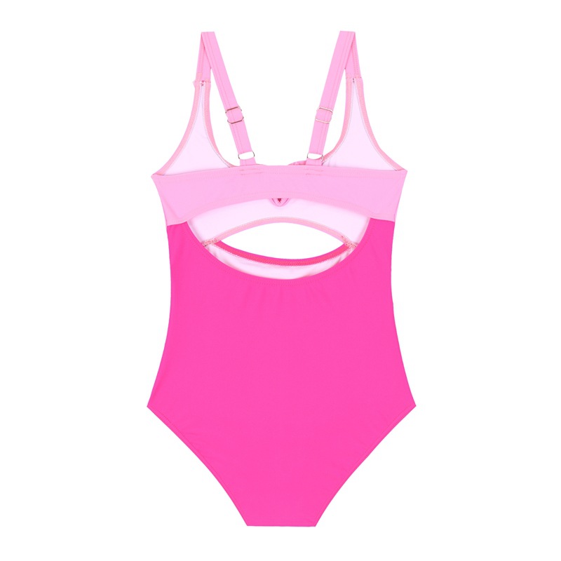 Girl's Color Block One-pieces Kids Swimwear display picture 12