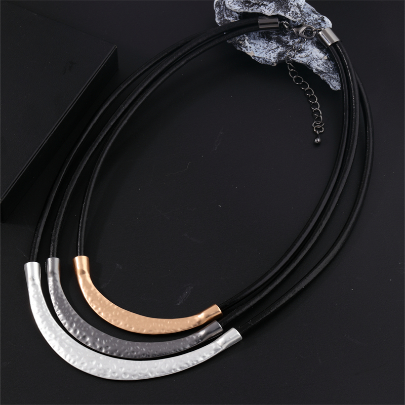 Glam Exaggerated Geometric Zinc Alloy Plating K Gold Plated Rhodium Plated Women's Necklace display picture 13