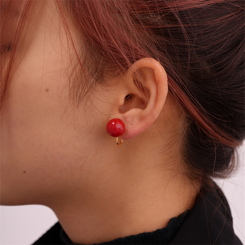 1 Pair Ig Style Elegant Simple Style Geometric Epoxy Plating Inlay Copper Pearl Ear Cuffs display picture 8