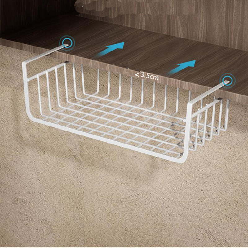 Casual Solid Color Iron Hollow Out Kitchen Racks display picture 4