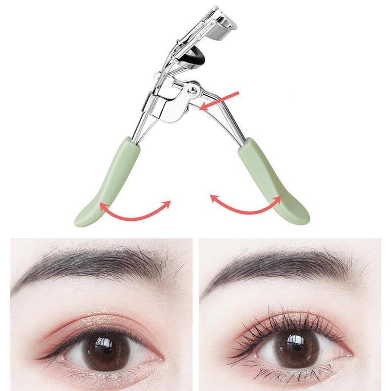 Classic Style Solid Color Stainless Steel Plastic Eyelash Curler 1 Piece display picture 1