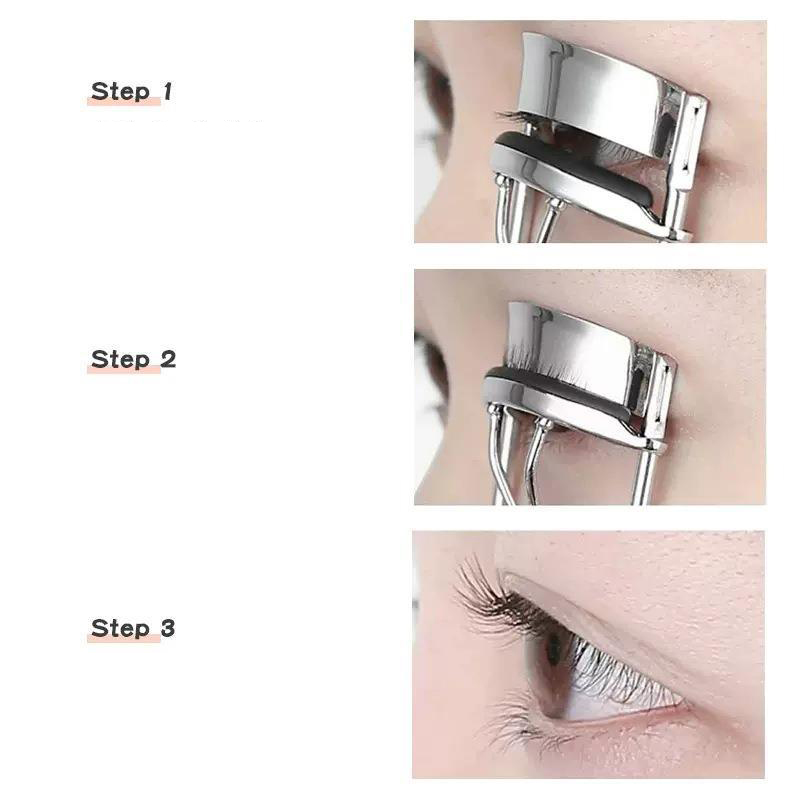 Classic Style Solid Color Stainless Steel Plastic Eyelash Curler 1 Piece display picture 2