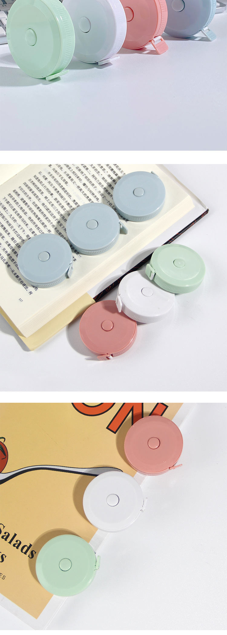 Mini Tape Measure Household G Portable Meter Stick Measuring Tape Tape Measure Measuring Three-circumference Leg Waist Chest Circumference Measuring Clothes Ruler display picture 3
