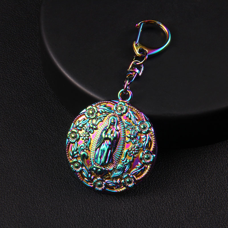 Vintage Style Commute Maria Alloy Bag Pendant Keychain display picture 1