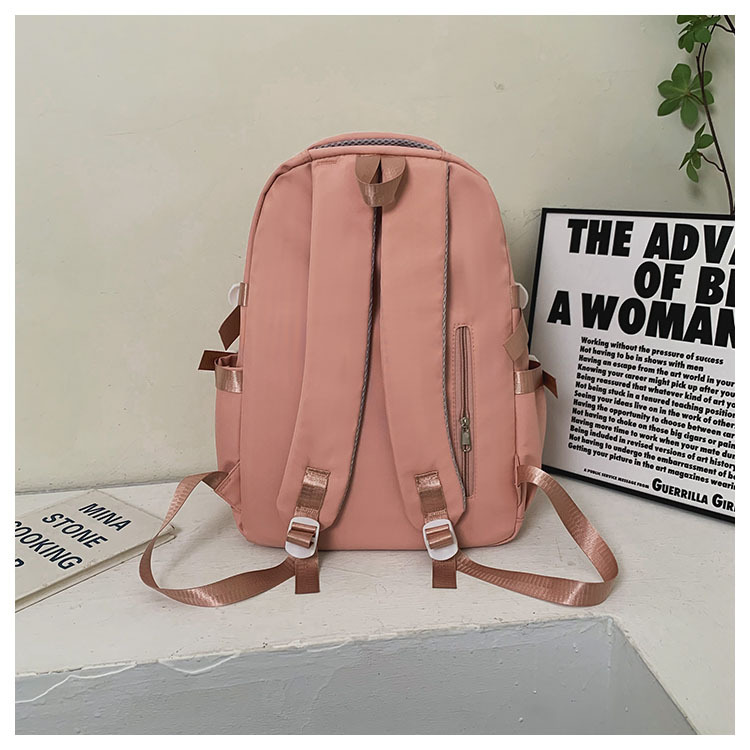 Large-capacity Retro Canvas Backpack, Same Style School Bag display picture 2