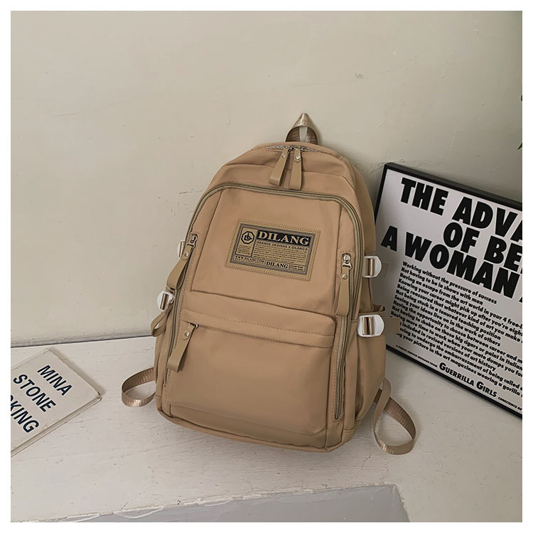 Large-capacity Retro Canvas Backpack, Same Style School Bag display picture 3