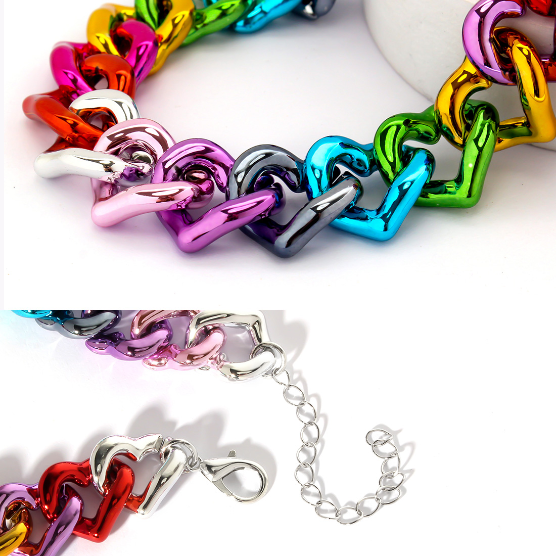 Cute Plastic Heart Shape Pet Collar display picture 10