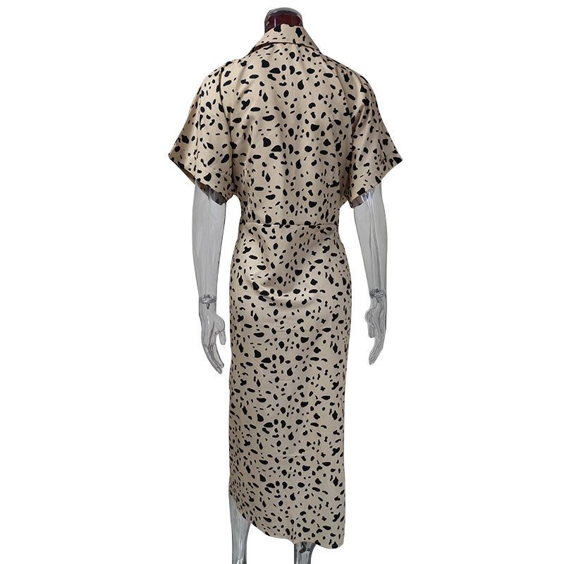 Women's Irregular Skirt Elegant V Neck Printing Pleated Short Sleeve Flower Maxi Long Dress Holiday Street display picture 7