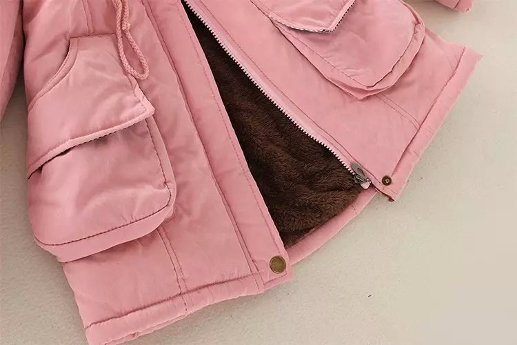 Women's Casual Solid Color Zipper Coat Cotton Clothes display picture 18