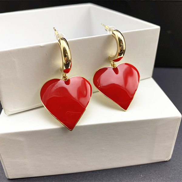 1 Pair Elegant Classic Style Star Lantern Heart Shape Inlay Copper Alloy Zircon Drop Earrings display picture 6