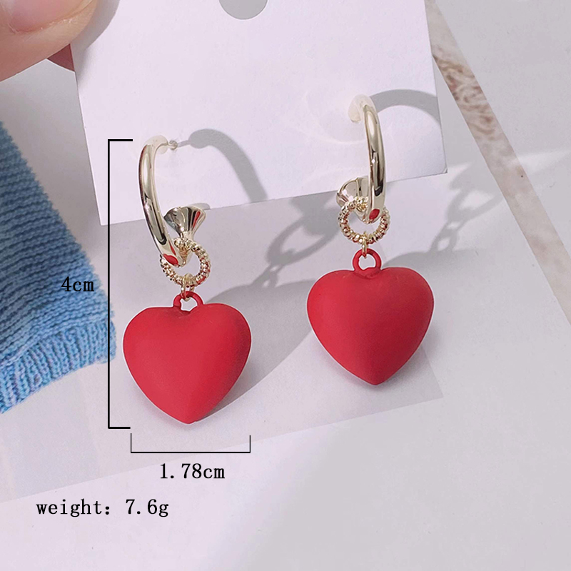 1 Pair Elegant Classic Style Star Lantern Heart Shape Inlay Copper Alloy Zircon Drop Earrings display picture 11