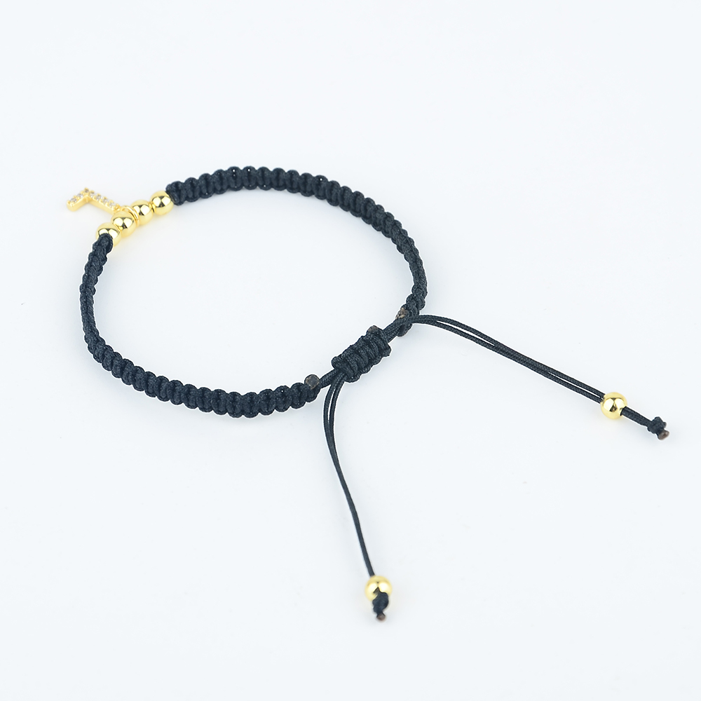 Simple Style Letter Imitation Diamond Alloy Knitting Unisex Bracelets display picture 37