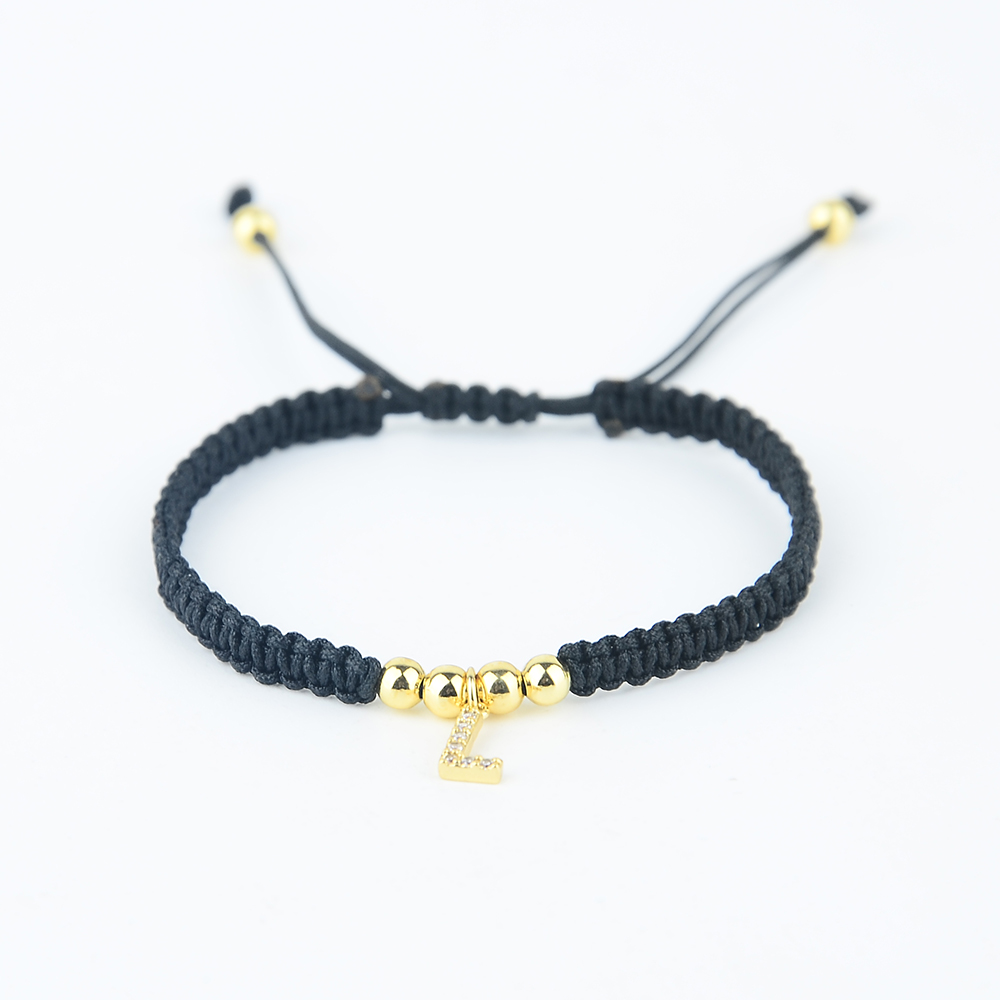 Simple Style Letter Imitation Diamond Alloy Knitting Unisex Bracelets display picture 36