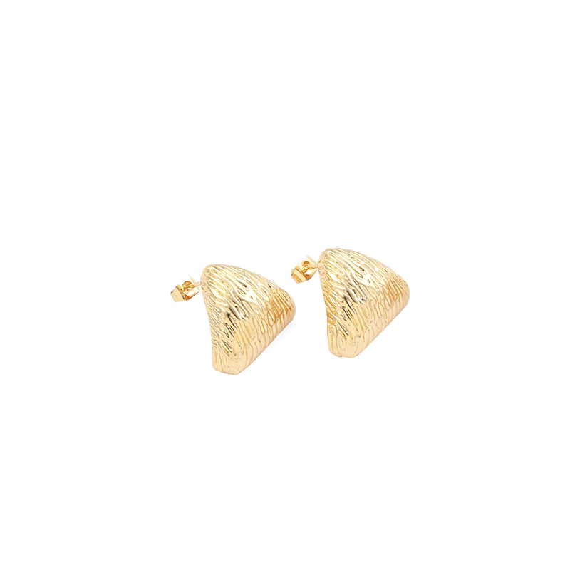 1 Pair Simple Style Heart Shape Plating Copper 18k Gold Plated White Gold Plated Ear Studs display picture 7