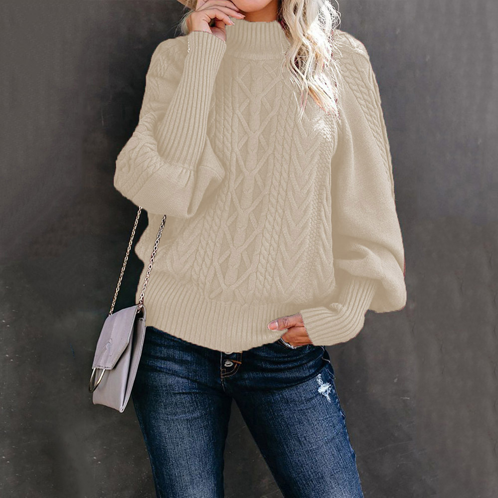 Women's Sweater Long Sleeve Sweaters & Cardigans Elegant Solid Color display picture 14