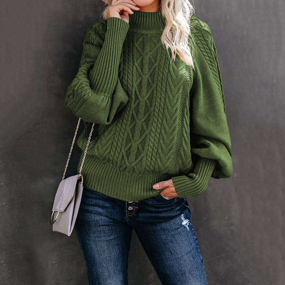 Women's Sweater Long Sleeve Sweaters & Cardigans Elegant Solid Color display picture 24