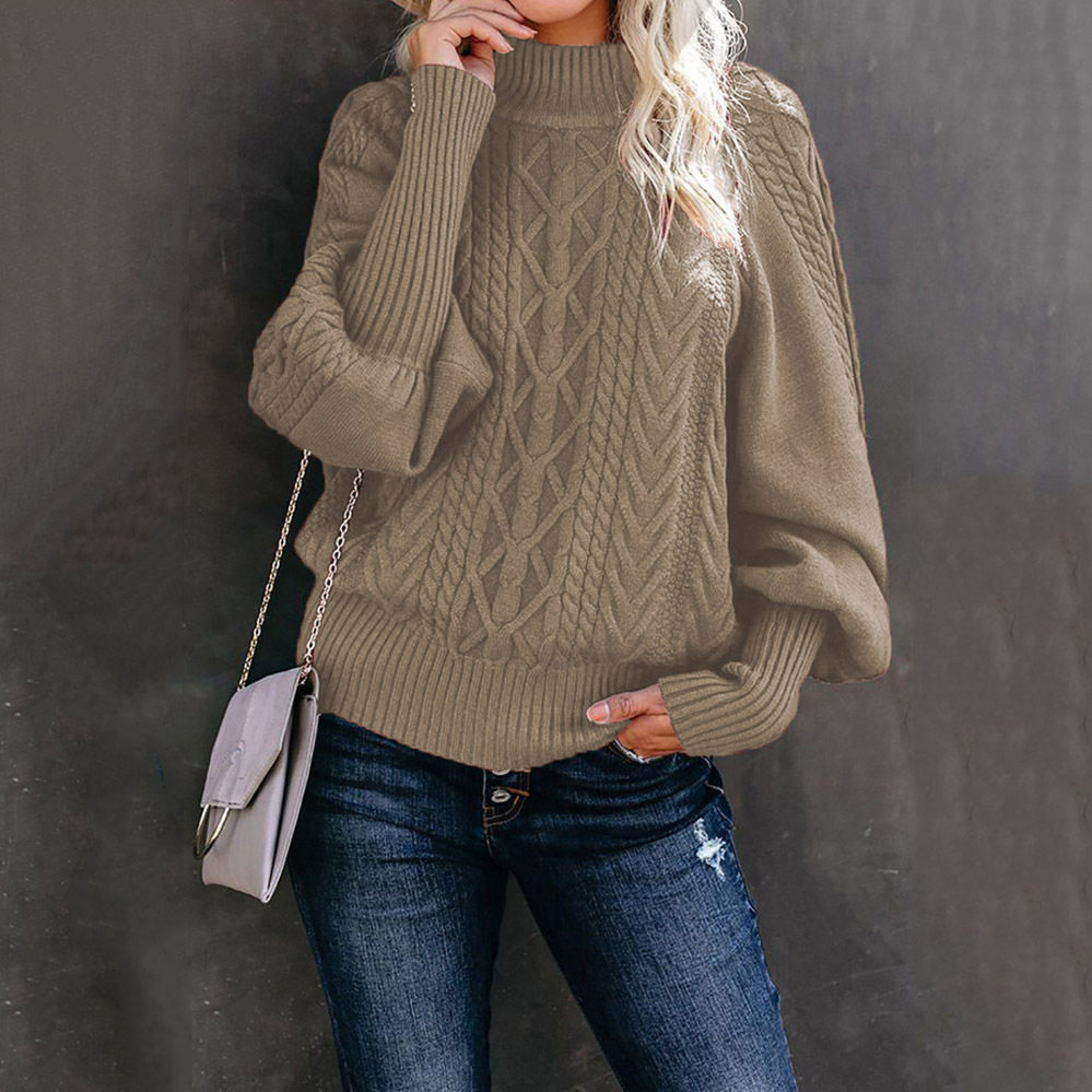 Women's Sweater Long Sleeve Sweaters & Cardigans Elegant Solid Color display picture 26