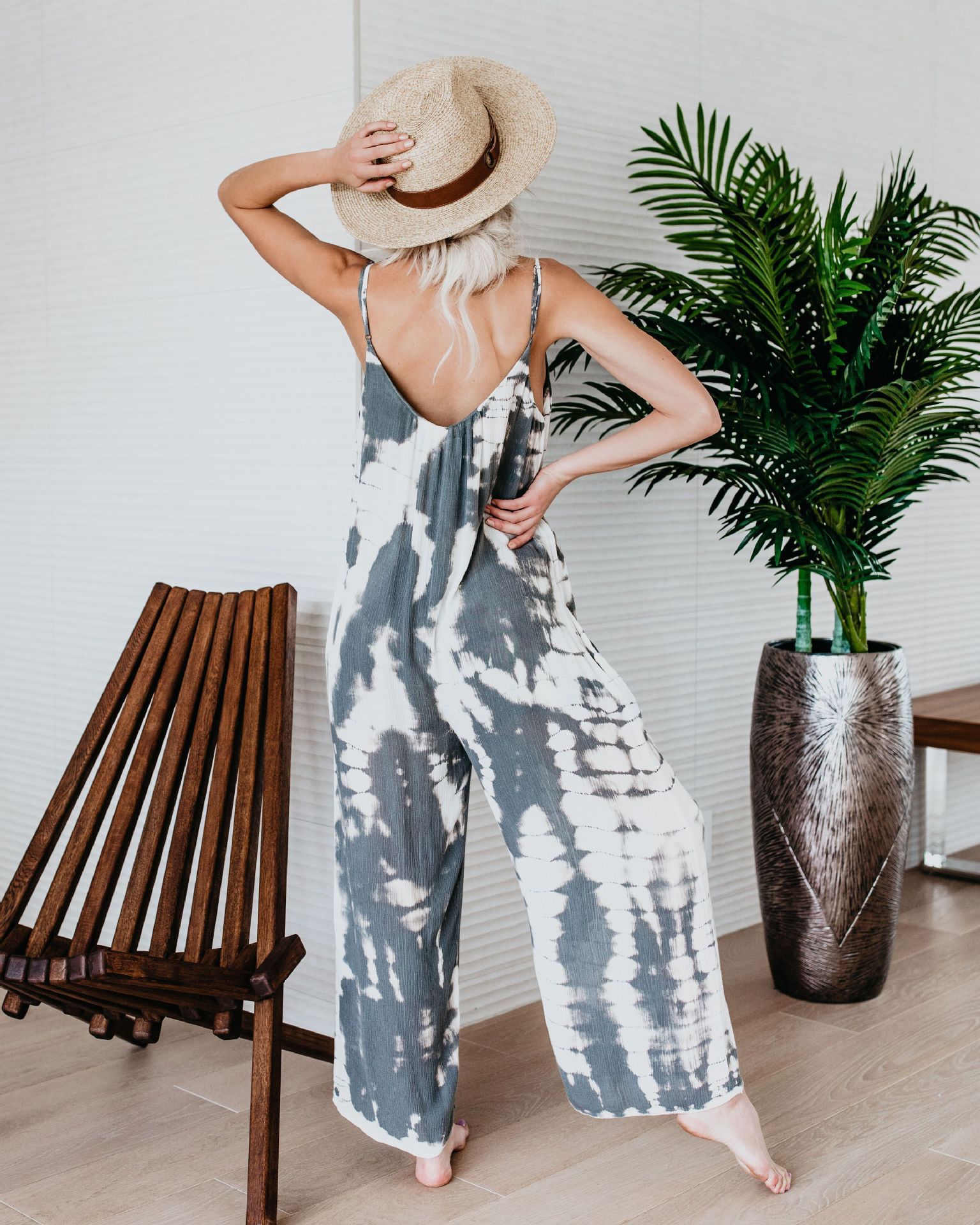Women's Daily Street Classic Style Streetwear Color Block Leopard Full Length Jumpsuits display picture 36