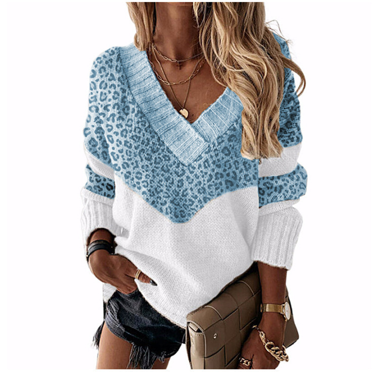 Women's Sweater Long Sleeve Sweaters & Cardigans Streetwear Color Block Stripe display picture 28