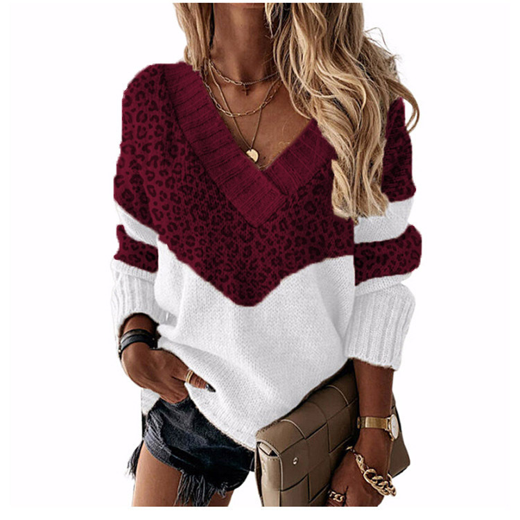Women's Sweater Long Sleeve Sweaters & Cardigans Streetwear Color Block Stripe display picture 35