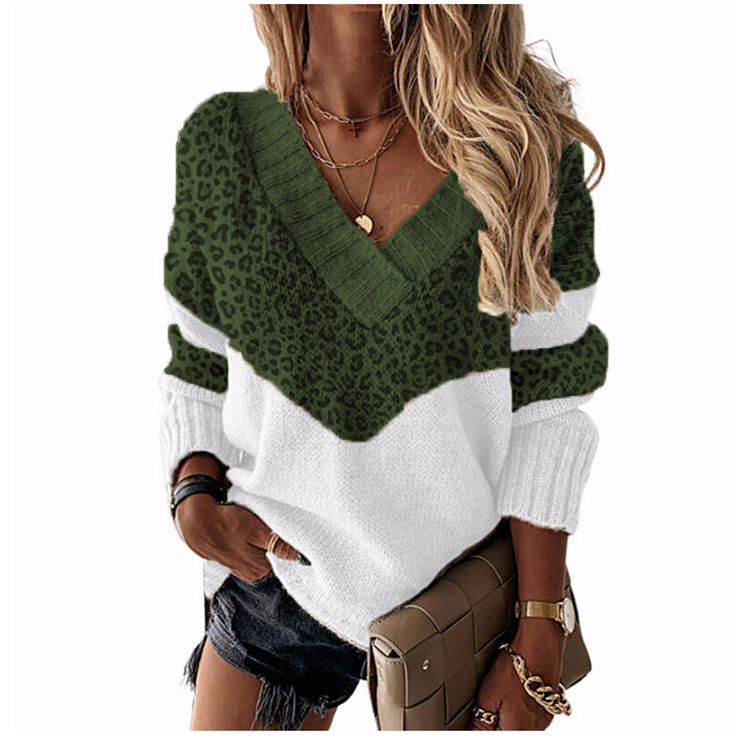 Women's Sweater Long Sleeve Sweaters & Cardigans Streetwear Color Block Stripe display picture 36