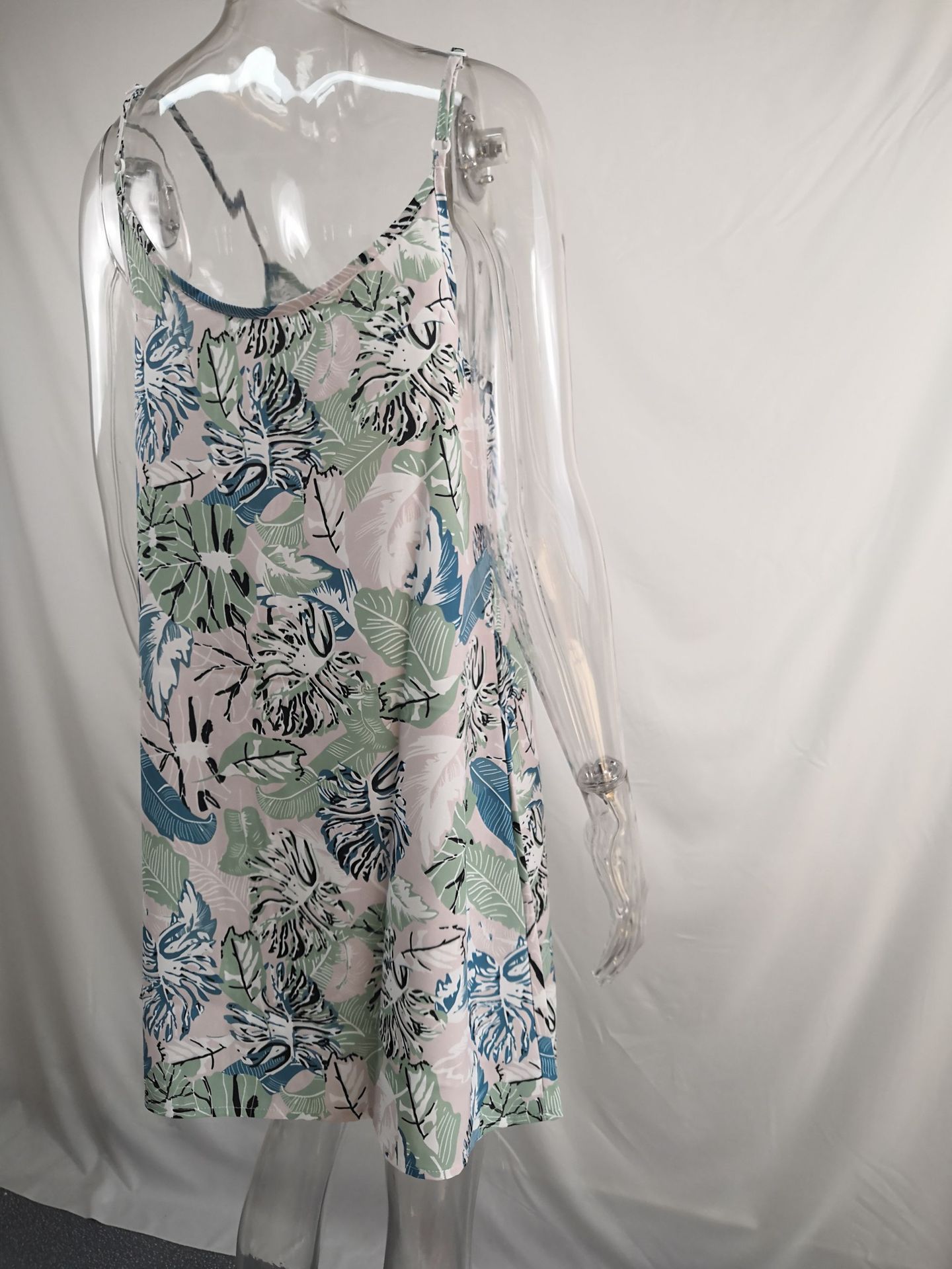 Women's Strap Dress Regular Dress Vintage Style Streetwear V Neck Printing Sleeveless Flower Above Knee Daily display picture 27