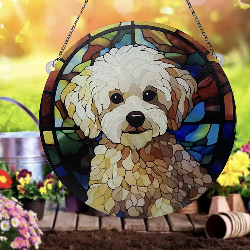 Cute Artistic Dog Arylic Indoor Home display picture 3