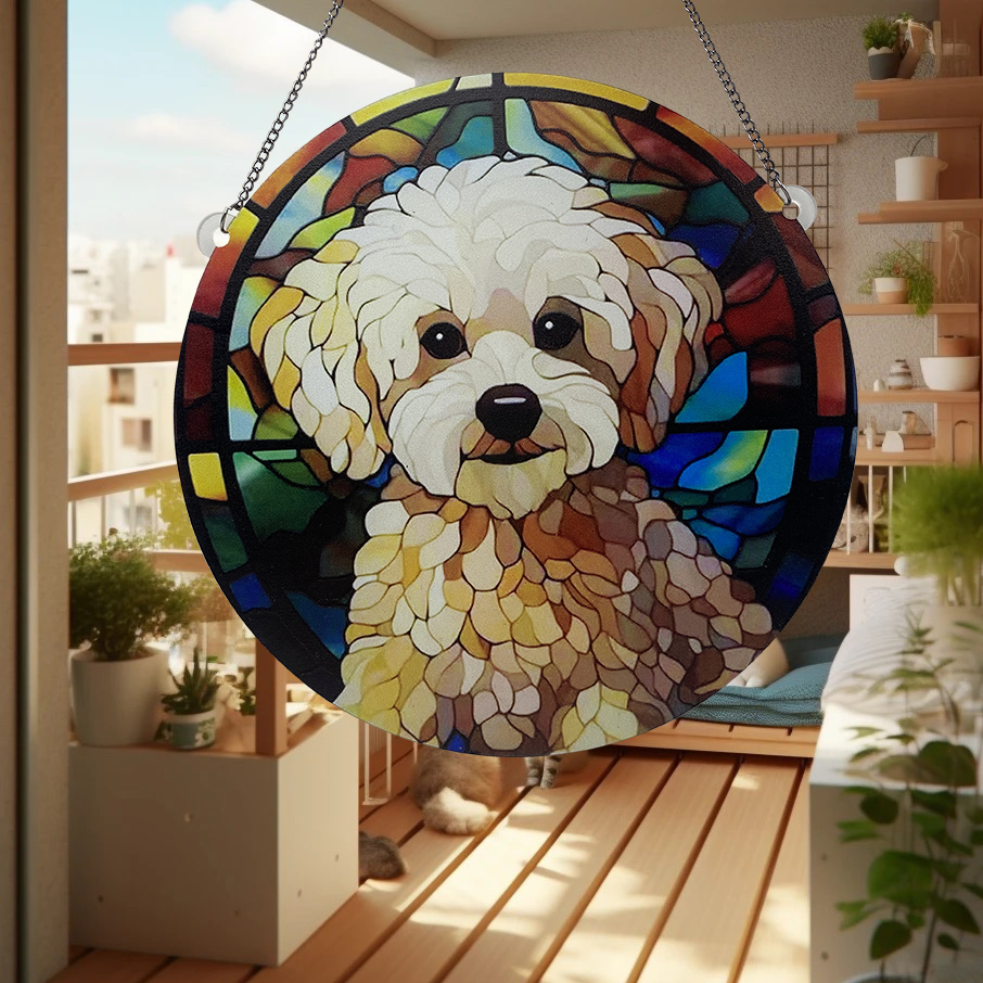 Cute Artistic Dog Arylic Indoor Home display picture 2