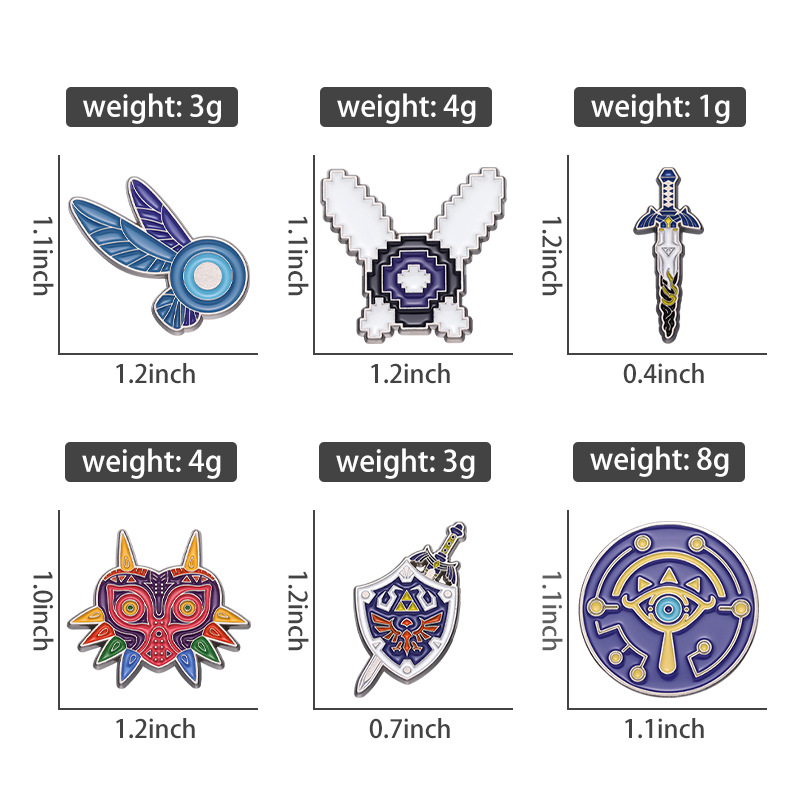 Cartoon Style Eye Wings Wine Glass Alloy Stoving Varnish Plating Unisex Brooches display picture 9