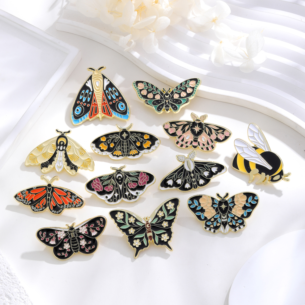 Estilo Simple Insecto Abeja Mariposa Aleación Unisexo Broches display picture 22