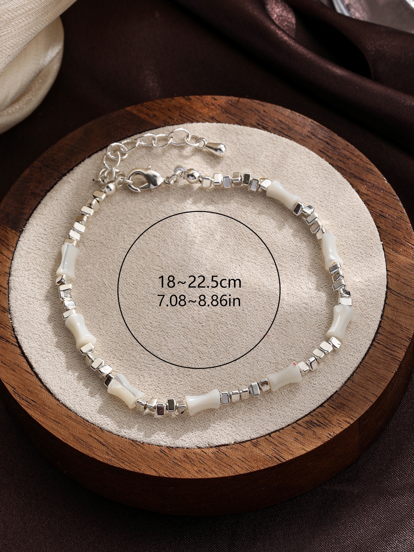 Elegant Simple Style Geometric Freshwater Pearl Opal Copper Beaded Women's Bracelets display picture 2