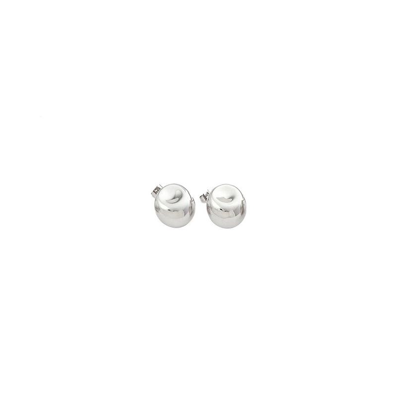 1 Pair Simple Style Commute Geometric Polishing Plating Copper 18k Gold Plated White Gold Plated Ear Studs display picture 6