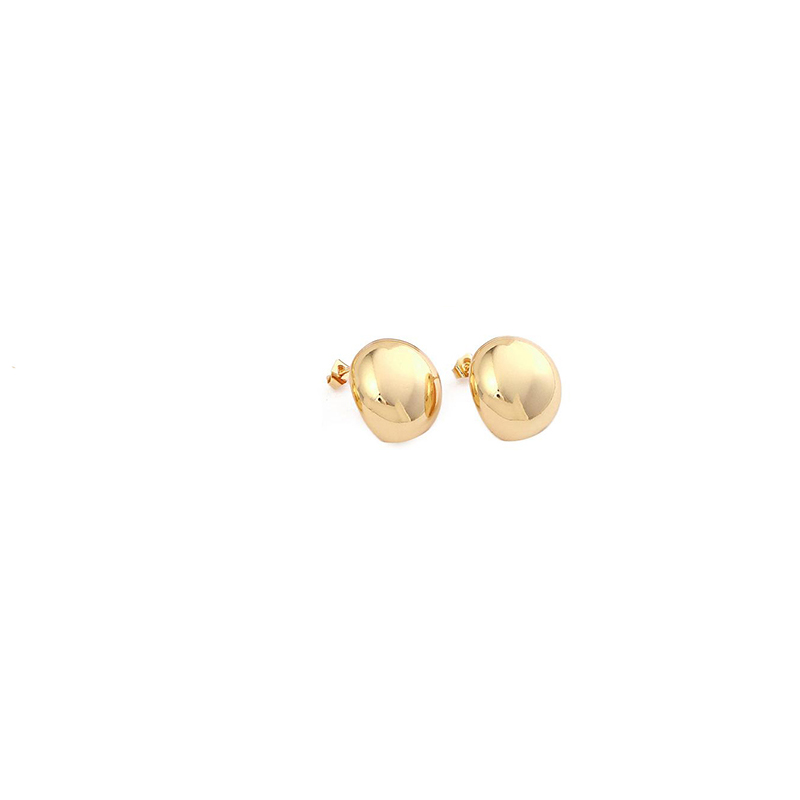 1 Pair Simple Style Commute Geometric Polishing Plating Copper 18k Gold Plated White Gold Plated Ear Studs display picture 15