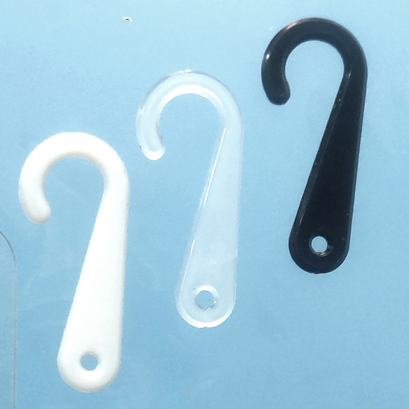 Maximalism Solid Color Plastic Hooks Socks Hoy display picture 1