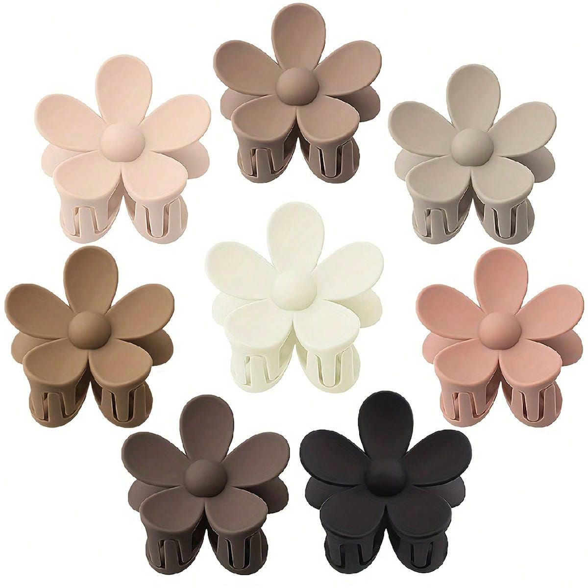 Women's Casual Solid Color Flower Plastic Hair Claws display picture 3