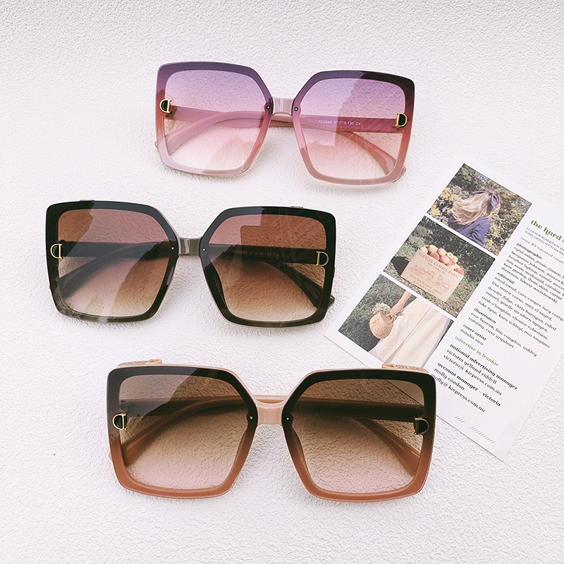 Ig Style Casual Geometric Pc Resin Square Full Frame Women's Sunglasses display picture 3