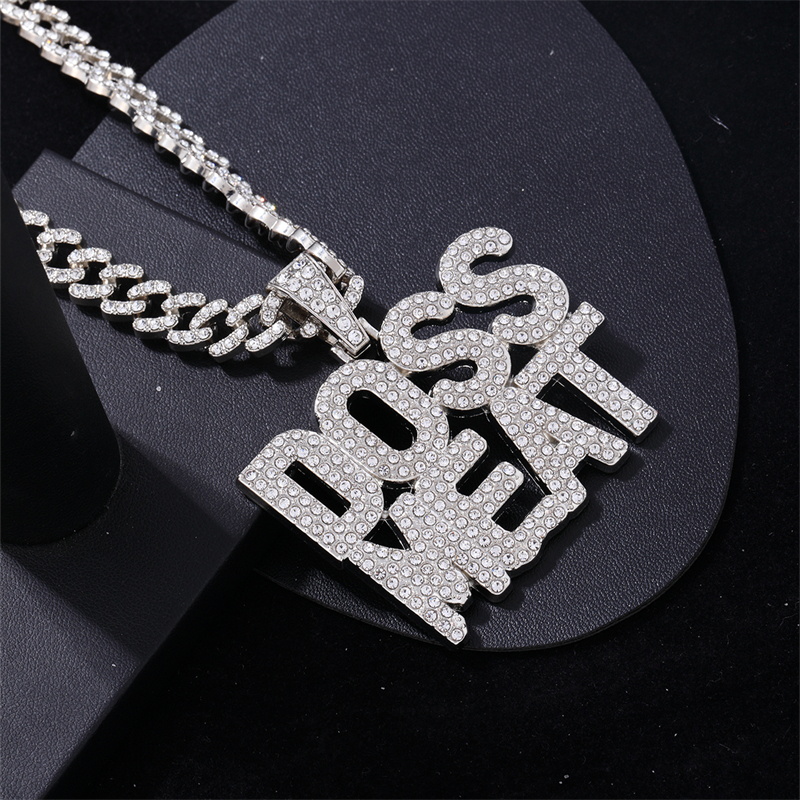 1 Piece 304 Stainless Steel Zinc Alloy Rhinestone Letter display picture 5