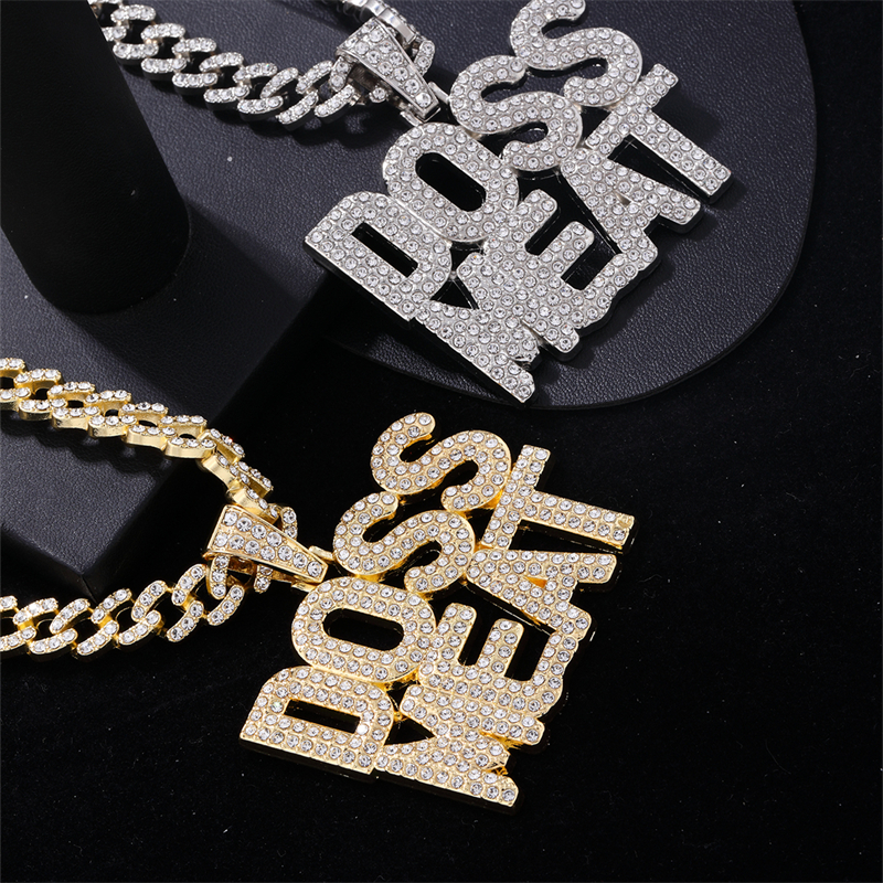 1 Piece 304 Stainless Steel Zinc Alloy Rhinestone Letter display picture 7