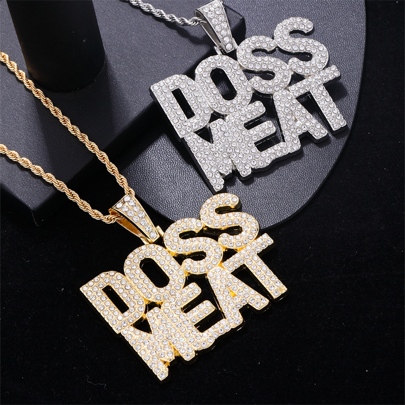 1 Piece 304 Stainless Steel Zinc Alloy Rhinestone Letter display picture 9