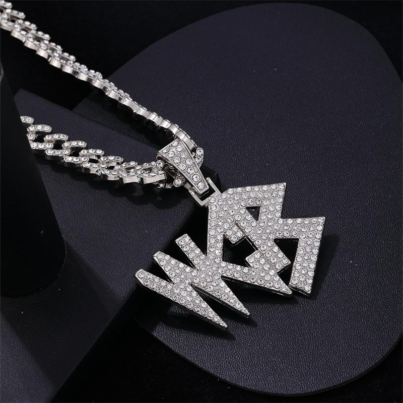 1 Piece 304 Stainless Steel Zinc Alloy Rhinestone Letter display picture 4