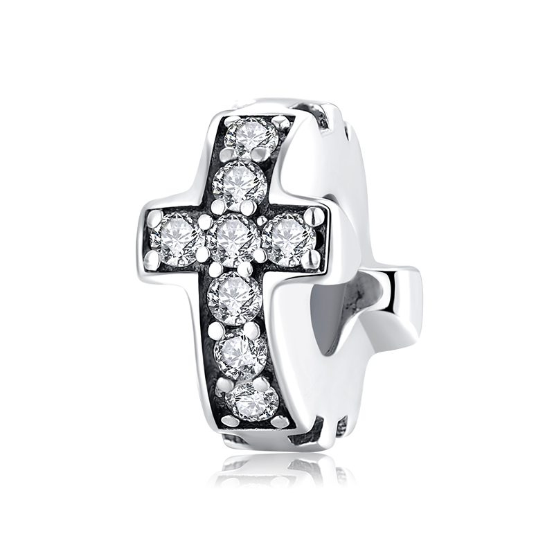 Original Design Simple Style Cross Devil's Eye Bow Knot Sterling Silver Inlay Zircon Jewelry Accessories display picture 14
