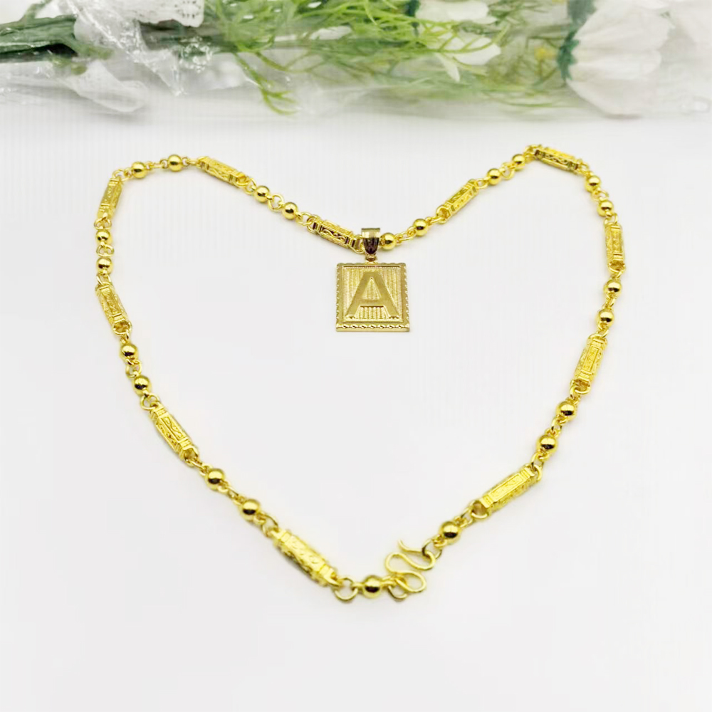Einfacher Stil Brief Stern Titanlegierung Frau Halskette Mit Anhänger display picture 2