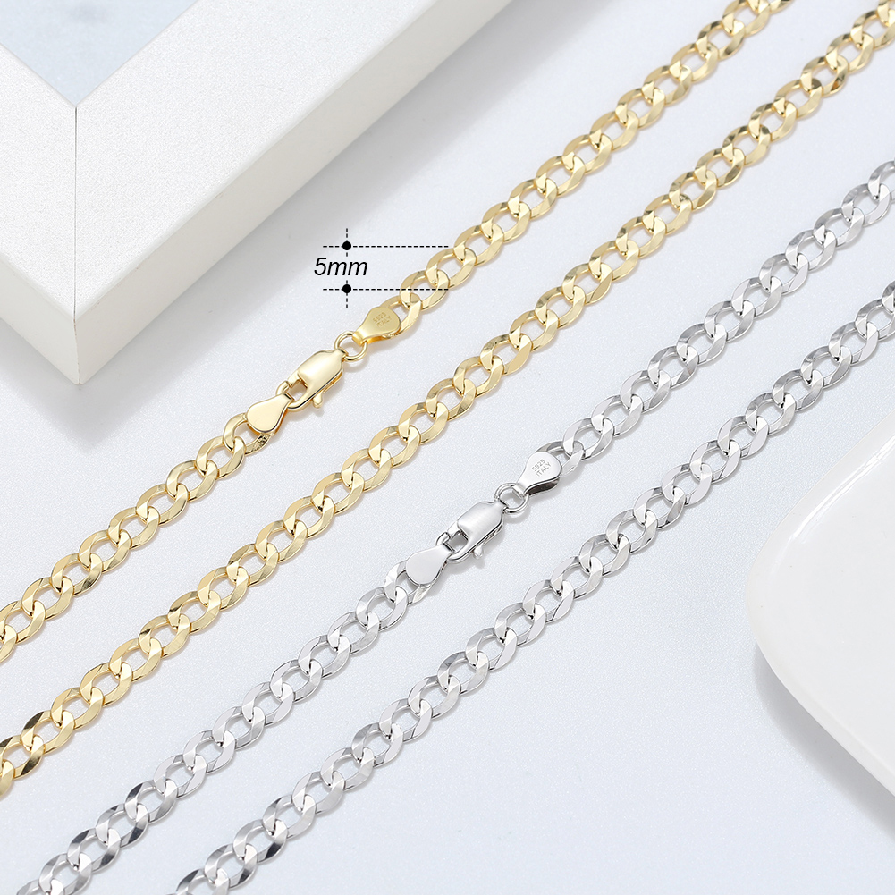 Simple Style Geometric Sterling Silver Plating 14k Gold Plated White Gold Plated Necklace display picture 14