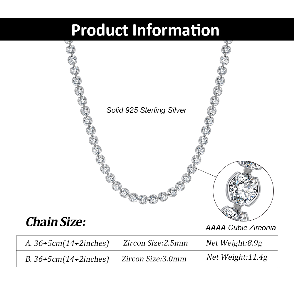 Einfacher Stil Geometrisch Sterling Silber Überzug Inlay Zirkon Halskette display picture 1