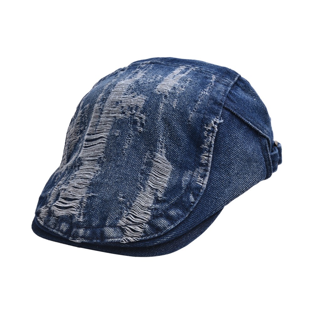 Unisex Hip-hop Streetwear Solid Color Wide Eaves Beret Hat display picture 7