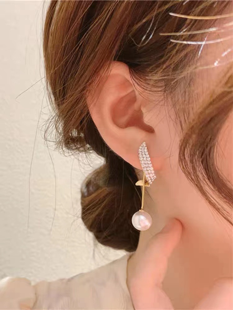 1 Paire À La Française Style Simple Style Coréen Géométrique Alliage Boucles D'oreilles display picture 3