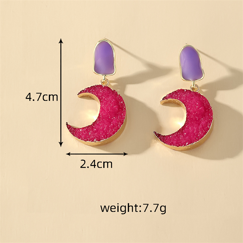 1 Pair Casual Vintage Style Simple Style Geometric Resin Drop Earrings display picture 9